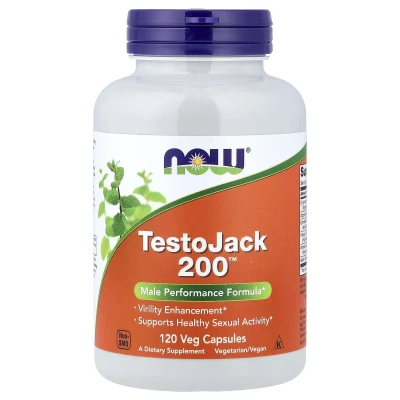 NOW Foods - TestoJack 200™ | 120 Veg Capsules