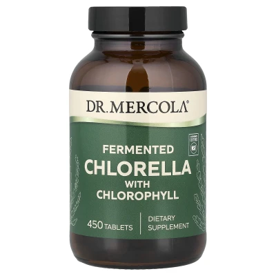 Dr. Mercola - Fermented Chlorella with Chlorophyll | 450 Tablets