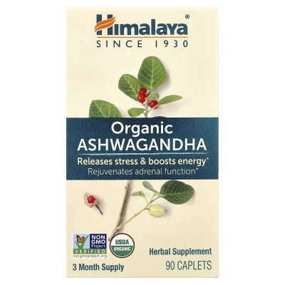 Himalaya - Organic Ashwagandha | 90 Caplets