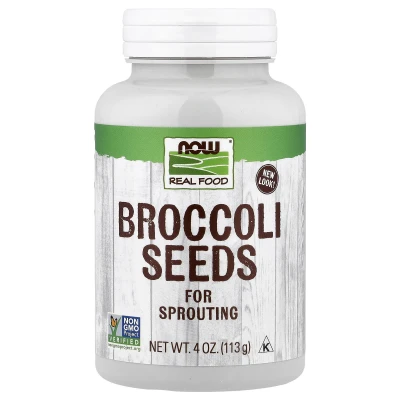 NOW Foods - Real Food | Broccoli Seeds | 4 oz (113 g)NOW Foods - Real Food | Broccoli Seeds | 4 oz (113 g)