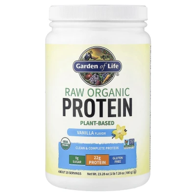 Garden of Life - RAW Organic Protein | Vanilla | 1 lb 7.28 oz (660 g)