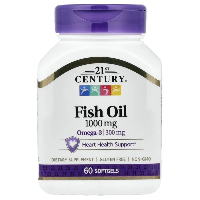 21st Century - Fish Oil | 1000 mg | 60 Softgels