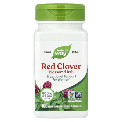 Nature's Way - Red Clover | 100 Vegan Capsules (400 mg per Capsule)