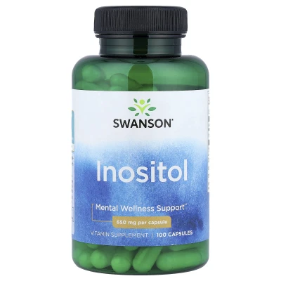 Swanson - Inositol | 650 mg | 100 Capsules