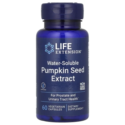 Life Extension - Water-Soluble Pumpkin Seed Extract | 60 Vegetarian Capsules (262 mg per Capsule)