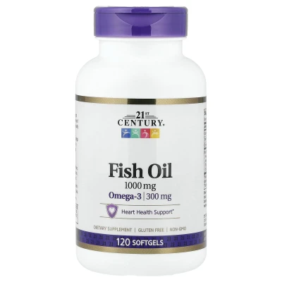 21st Century - Fish Oil | 1000 mg | 120 Softgels