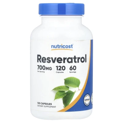 Nutricost - Resveratrol | 120 Capsules (350 mg per Capsule)