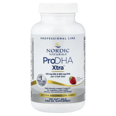 Nordic Naturals - ProDHA™ 1000 | Strawberry | 120 Soft Gels