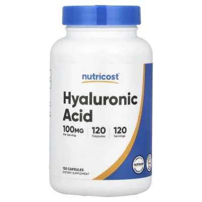 Nutricost - Hyaluronic Acid | 100 mg | 120 Capsules