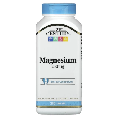 21st Century - Magnesium | 250 mg | 250 Tablets
