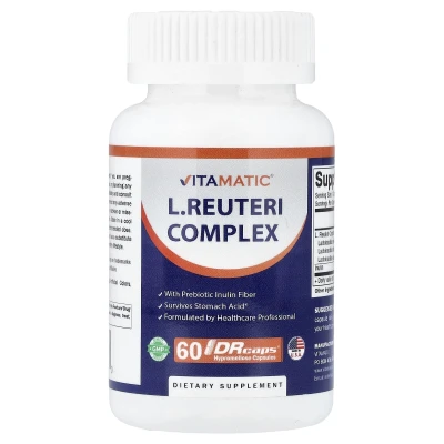 Vitamatic - L.Reuteri Complex | 60 DRcaps® Hypromellose Capsules