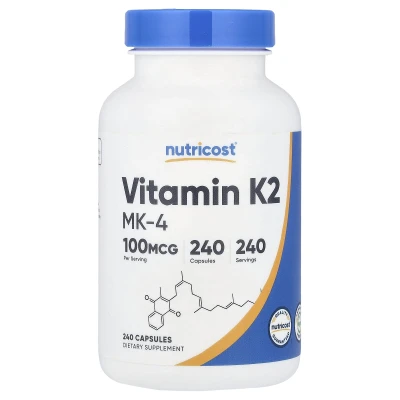 Nutricost - Vitamin K2 MK-4 | 100 mcg | 240 Capsules