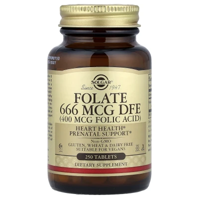 Solgar - Folate | 666 mcg DFE | 250 Tablets