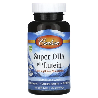 Carlson - Super DHA Plus Lutein | 60 Soft Gels