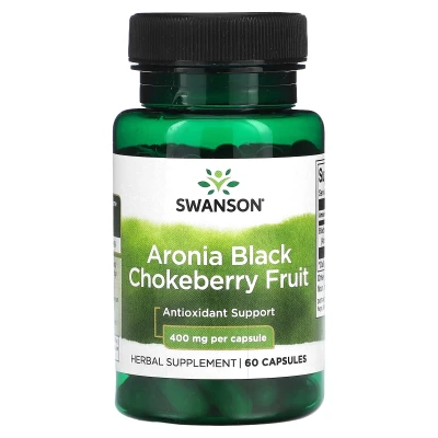 Swanson - Aronia Black Chokeberry Fruit | 400 mg | 60 Capsules
