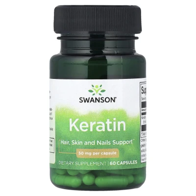 Swanson - Keratin | 50 mg | 60 Capsules
