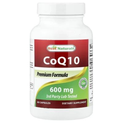 Best Naturals - CoQ10 | 600 mg | 60 Capsules