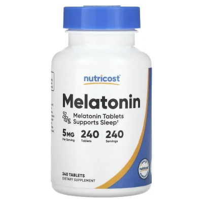 Nutricost - Melatonin | 5 mg | 240 Tablets