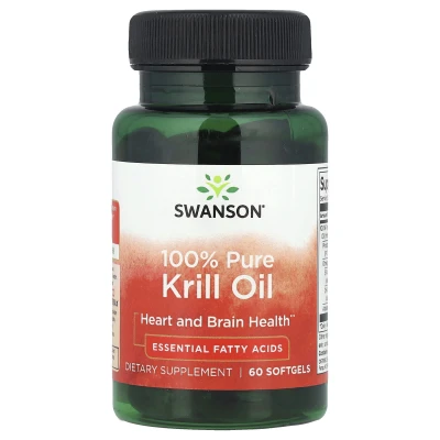 Swanson - 100% Pure Krill Oil | 60 Softgels