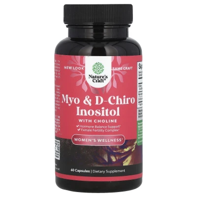Nature's Craft - Myo & D-Chiro Inositol with Choline | 60 Capsules
