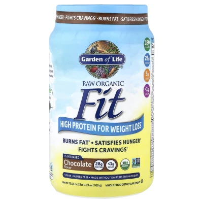 Garden of Life - Raw Organic Fit | High Protein for Weight Loss | Chocolate | 2 lbs 0.09 oz (910 g)