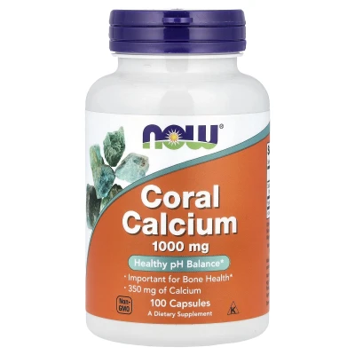 NOW Foods - Coral Calcium | 350 mg | 100 Capsules