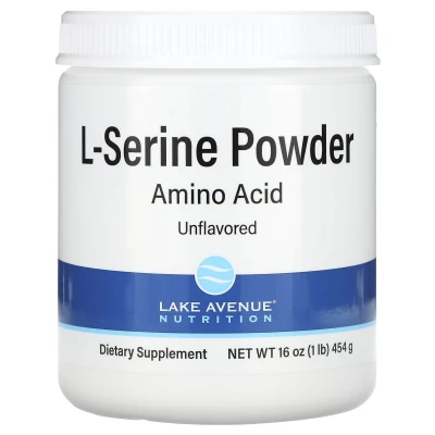 Lake Avenue Nutrition - L-Serine | Unflavoured Powder | 1 lb (454 g)