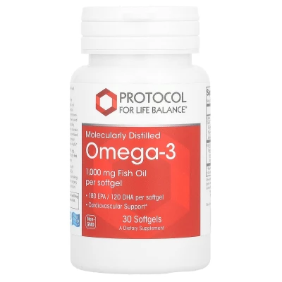 Protocol for Life Balance - Omega-3 | 1000 mg | 30 Softgels