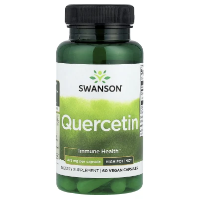 Swanson - Quercetin | High Potency | 475 mg | 60 Vegan Capsules
