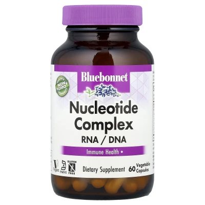 Bluebonnet Nutrition - Nucleotide Complex | RNA / DNA | 60 Vegetable Capsules