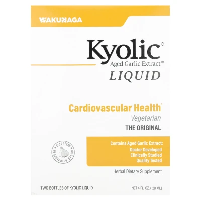 Kyolic - Aged Garlic Extract™ Liquid | 2 Bottles | 2 fl oz (60 ml) Each