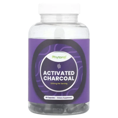 Phytoral - Activated Charcoal | 90 Capsules (400 mg per Capsule)