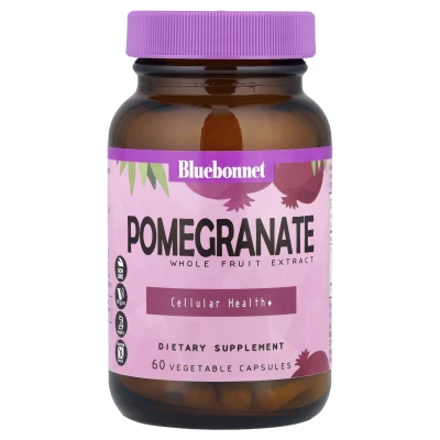 Bluebonnet Nutrition - Pomegranate Whole Fruit Extract | 60 Vegetable Capsules