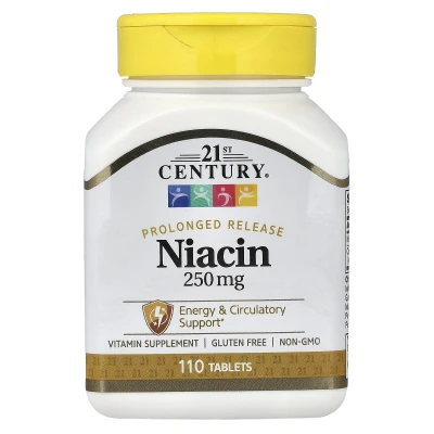 21st Century - Niacin | Prolonged Release | 110 Tablets