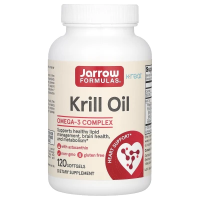 Jarrow Formulas - Krill Oil | 120 Softgels (600 mg per Softgel)