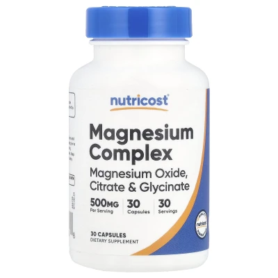 Nutricost - Magnesium Complex | 500 mg | 30 Capsules