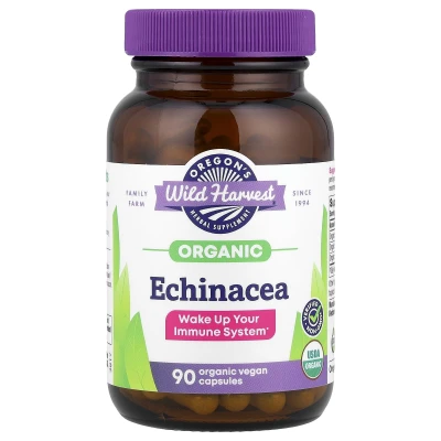 Oregon's Wild Harvest - Organic Echinacea | 90 Organic Vegan Capsules