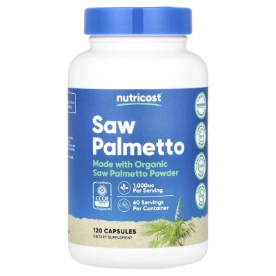 Nutricost - Saw Palmetto | 120 Capsules (500 mg per Capsule)