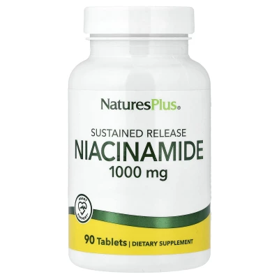 NaturesPlus - Niacinamide | Sustained Release | 1000 mg | 90 Tablets