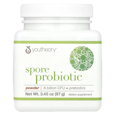 Youtheory - Spore Probiotic Powder | 6 Billion CFU | 3.45 oz (97 g)