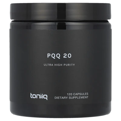 Toniiq - PQQ 20 | 120 Capsules (20 mg per Capsule)