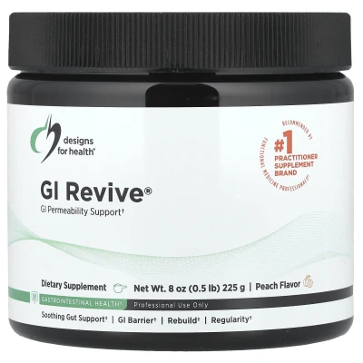 Designs For Health - GI Revive® | Peach | 8 oz (225 g)