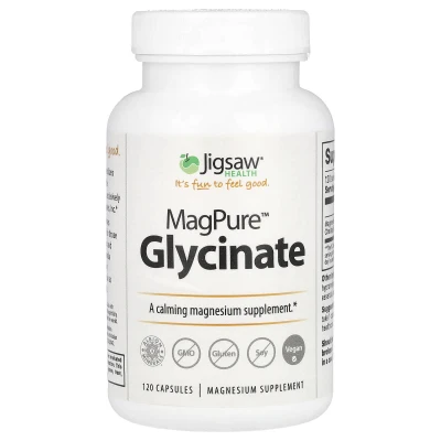 Jigsaw Health - MagPure™ Glycinate | 120 Capsules (50 mg per Capsule)