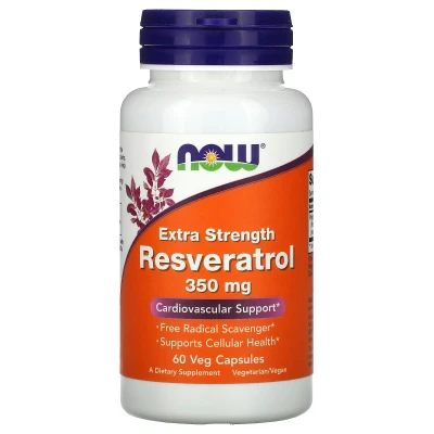 NOW Foods - Resveratrol | 350 mg | 60 Veg Capsules