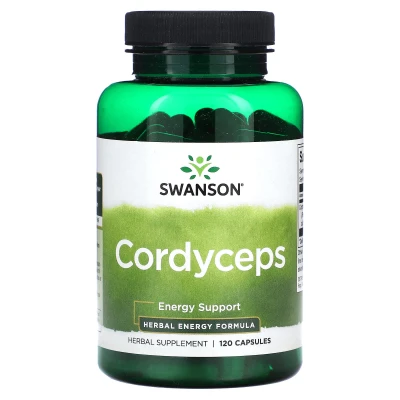 Swanson - Cordyceps | 120 Capsules (600 mg per Capsule)