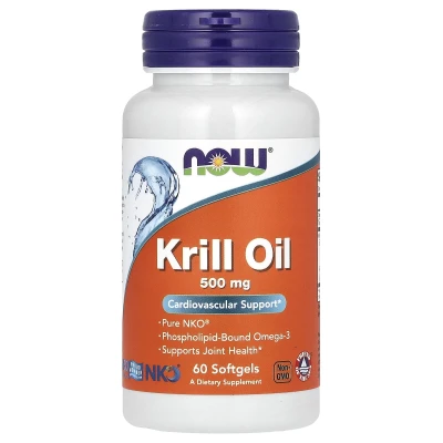 NOW Foods - Krill Oil | 500 mg | 60 Capsules