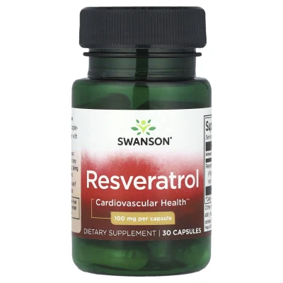 Swanson - Resveratrol | 100 mg | 30 Capsules