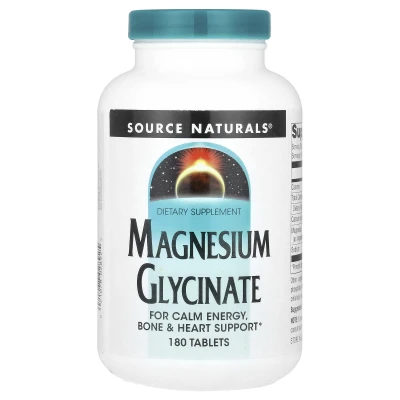 Source Naturals - Magnesium Glycinate | 180 Tablets