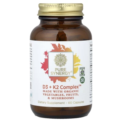 Pure Synergy - D3 + K2 Complex™ | 60 Capsules