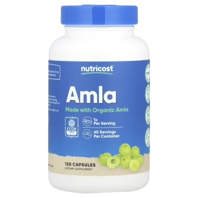 Nutricost - Amla | 120 Capsules (0.5 g per Capsule)
